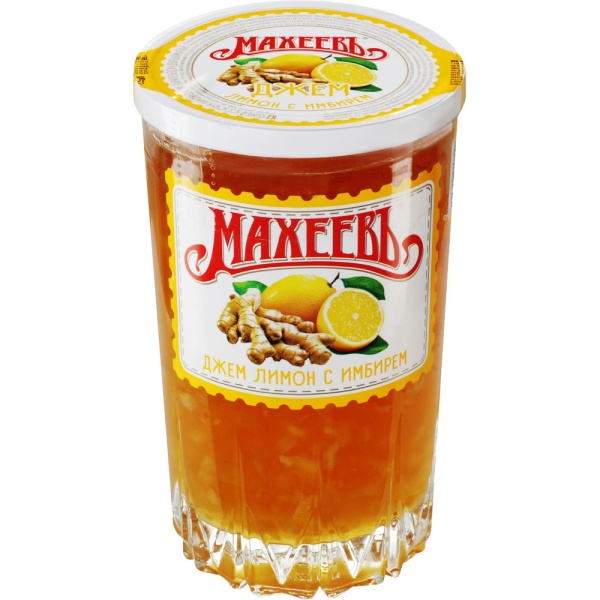 ДЖЕМ МАХЕЕВЬ С ЛИМОН С ИМБИРЕМ СТ 400ГР