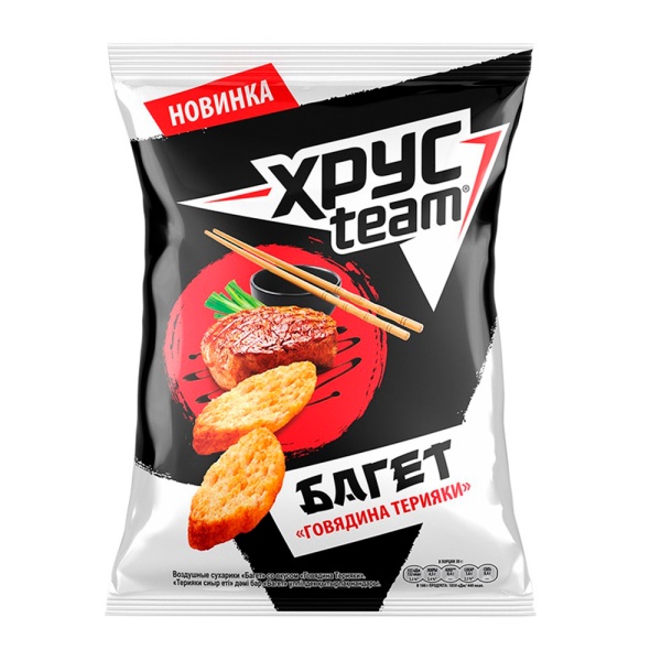 СУХАРИКИ ХРУСTEAM STIX БАВАРСКИЕ КОЛБАСКИ 60гр