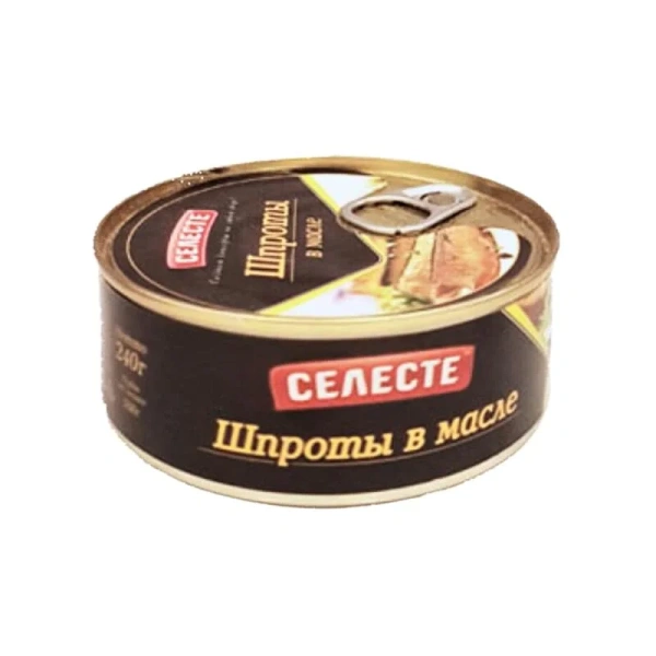 ШПРОТЫ В МАСЛЕ СЕЛЕСТЕ 160ГР