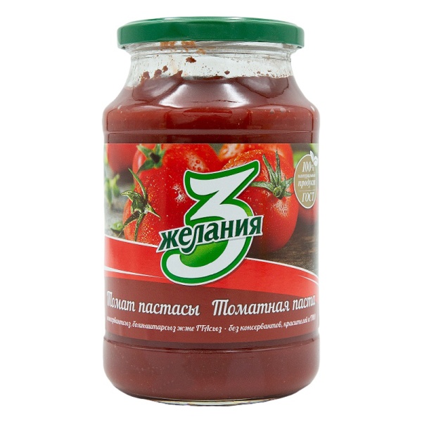 ТОМАТНАЯ ПАСТА "3 ЖЕЛАНИЯ" 950ГР