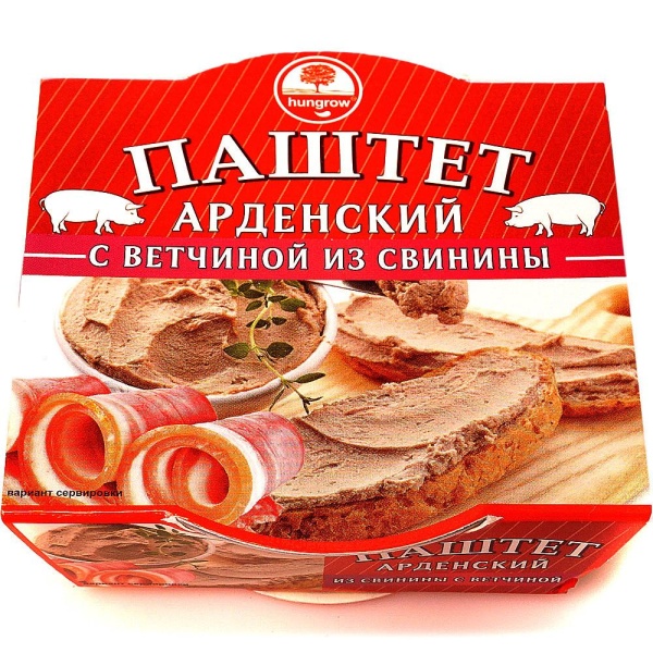 ПАШТЕТ ВОЗДУШНЫЙ С ВЕТЧИНОЙ 75ГР