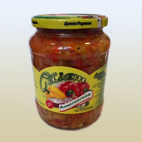 САЛАТ АЛМАТИНСКИЙ "ЛУЧШИЕ РЕЦЕПТЫ" 680ГР