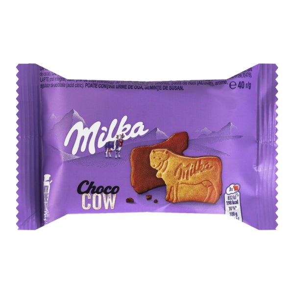 ПЕЧЕНЬЕ MILKA ПОК МОЛОЧНЫМ ШОКОЛАДОМ 40 гр