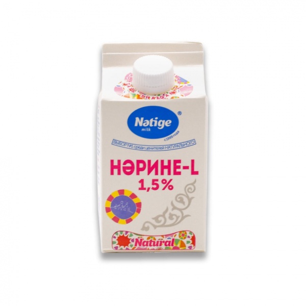КИСЛОМОЛОЧНЫЙ "NATIGE" НӘРИНЕЛ-L 1.5% 450ГР