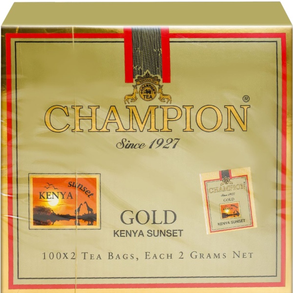 ЧАЙ ЧЕМПИОН КЕНИЯ ГОЛД 100ПАК.